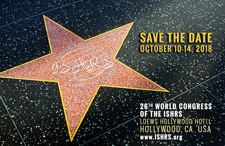 ΙSHRS Hollywood 2018: 26o Παγκόσμιο Συνέδριο της International Society of Hair Restoration Surgery