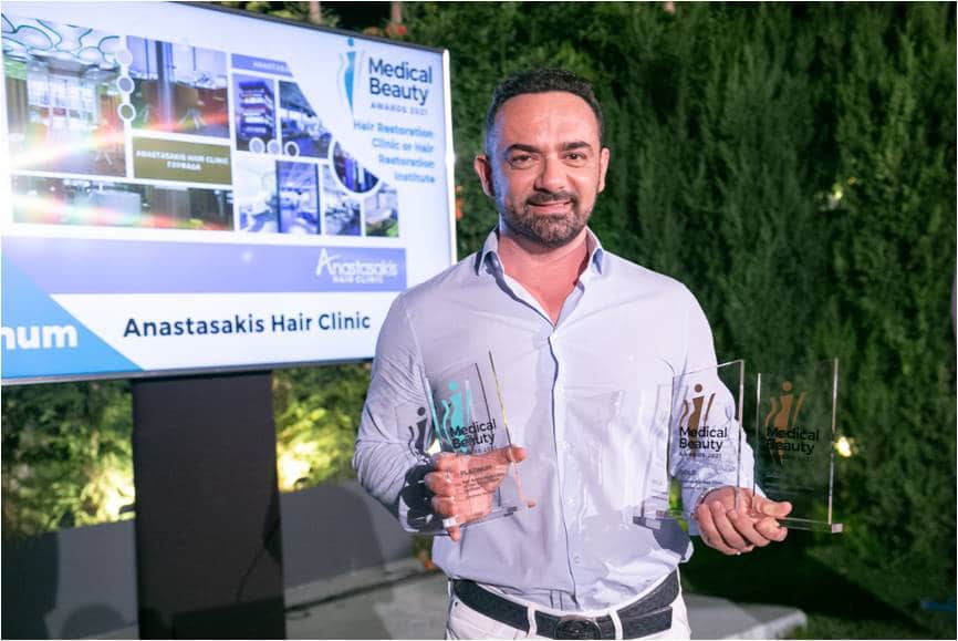 medical beauty awards 2021 - Anastasakis Hair Clinic