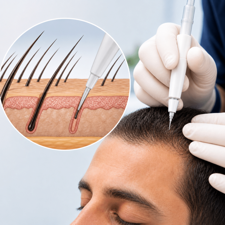 DHI – Direct Hair Implantation: Τι είναι και πώς λειτουργεί στη μεταμόσχευση μαλλιών;